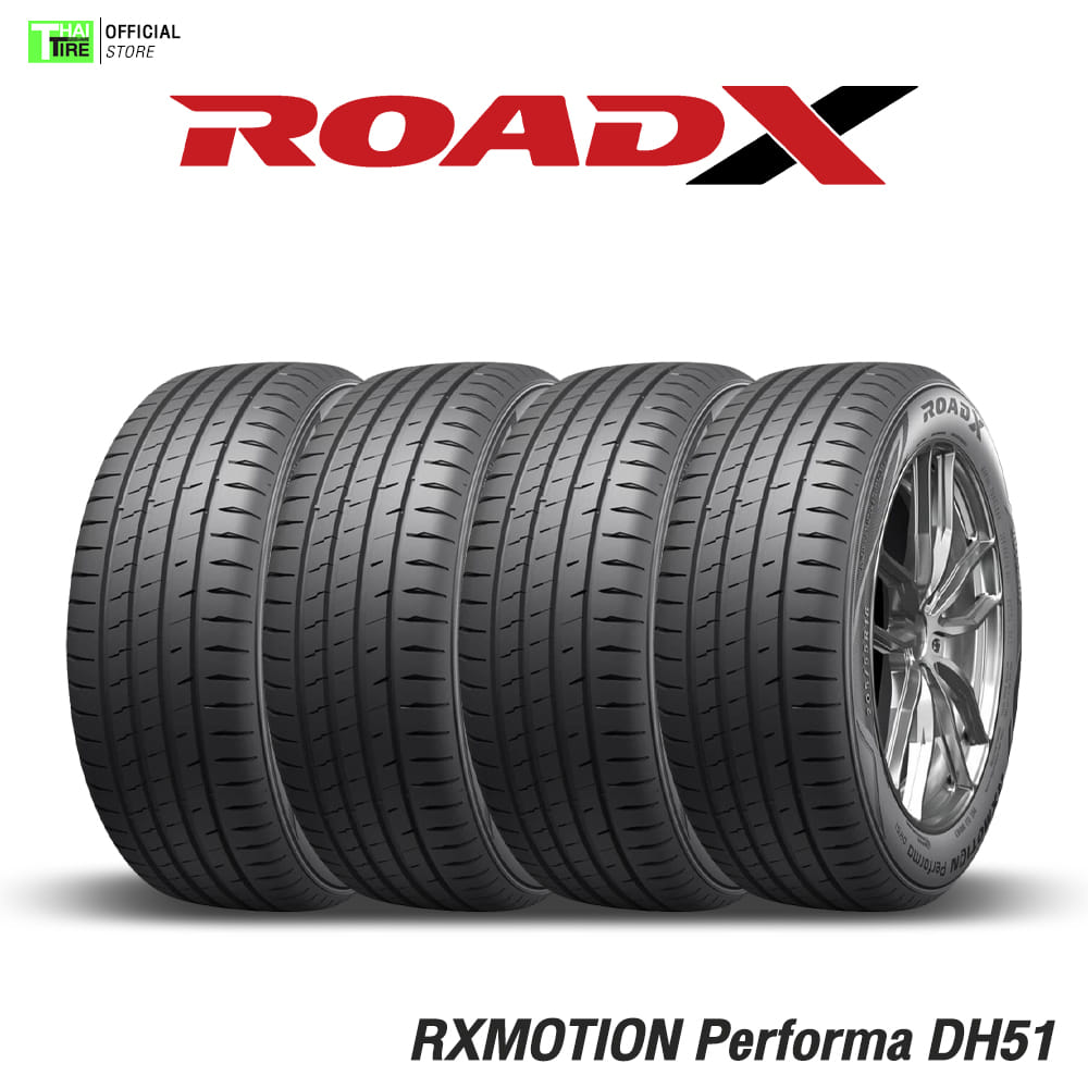 ยางรถยนต์ ROADX รุ่น RXMOTION PERFORMA DH51 ขนาด 165/65R14 จำนวน 4 เส้น
